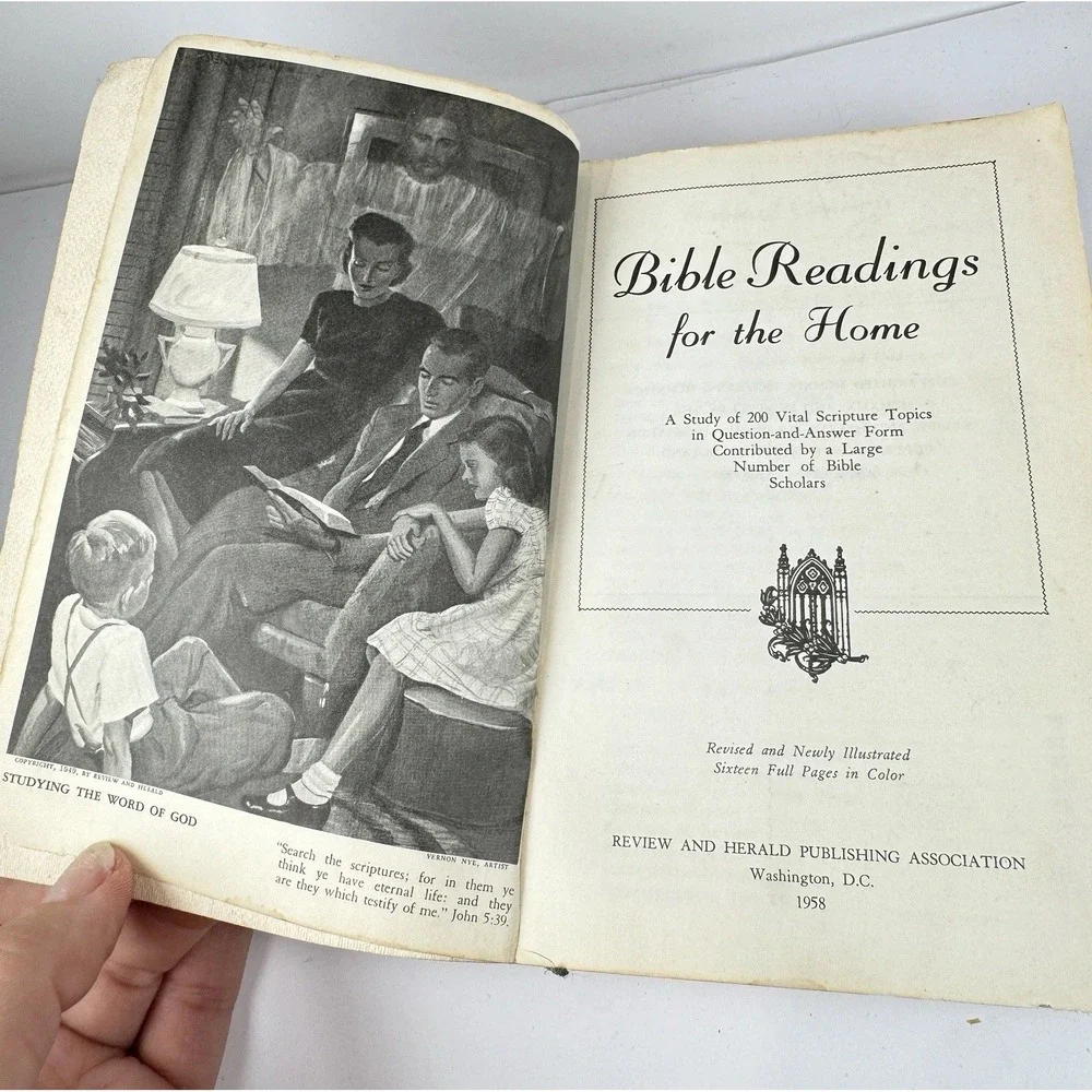 VTG 1958 Bible Readings For The Home Softcover Vital Scripture‎ Study Christian